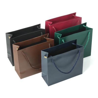 China Wholesale new color recyclable jewelry handbag jewelry store gift box packaging bag can be printed LOGO for sale