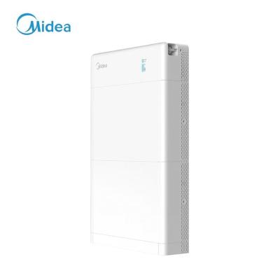 China Power Bank Midea New Design 48V 51.2V Ion Lithium Home Use Energy 20Kw 10Kw All In One Stacked Power Energy Portable Storage Battery for sale