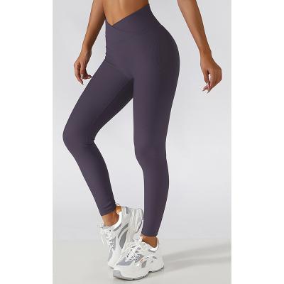 China Breathable Most Popular Quick-drying Tight-fitting Running Butt Lift Pants High Waisted Women Yoga Leggings for sale