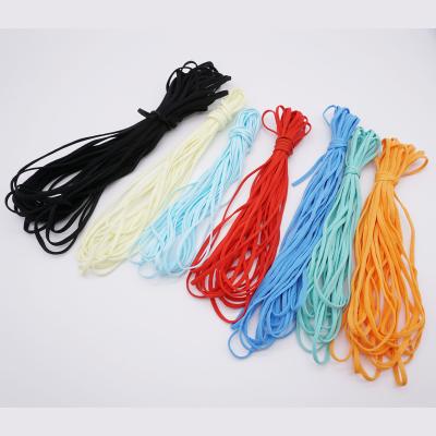 China Wholesale Protective Rubber Band Rubber Band For Quality Factory Supply 3.5mm Super Flat Nonwoven Earloop for sale