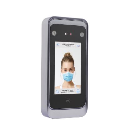 China Dynamic Apartment Face Recognition Access Control RFID Card Face Time Attendance And Access Control System for sale