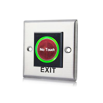 China Waterproof / Realand Waterproof K1 No Touch Exit Button Durable Metal Casing Waterproof Exit Button For Access Control System for sale