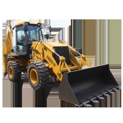 China Construction Material Shops EVERUN ERB30-25 2500kg Contract Articulated New Green Cheap Price Small Machinery Loader Farm Front Backhoe For Sale for sale