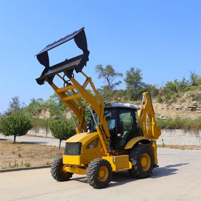 China Building Material Stores EVERUN ERB388 2.5ton China Micro Bucket Farm Manufactures Chinese Brand Mini Pump Loader Backhoe Hydraulic Wheel For Sale for sale