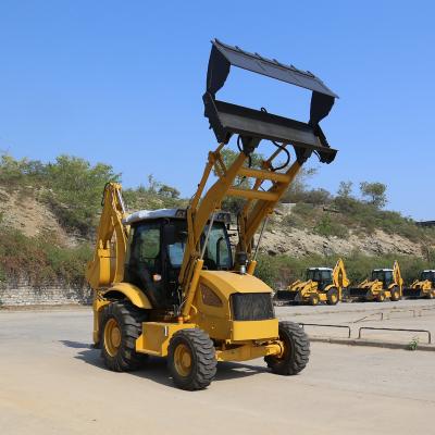 China Chinese hot sale small farm stores EVERUN ERB388 2.5ton construction material wheel loader backhoe brand new sale china micro hydraulic mini with best price for sale