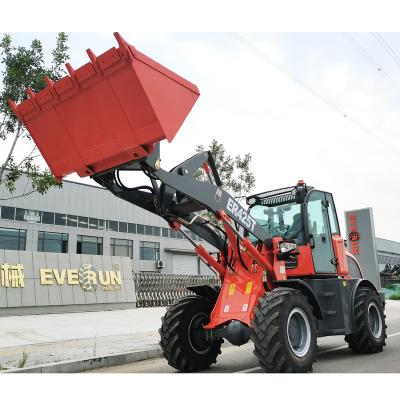 China Shandong Everun Brand New ER425T 2.5ton Building Material Stores Articulated Front End Type Shovel Small Compact Mini Wheel Loader Machine micro for sale