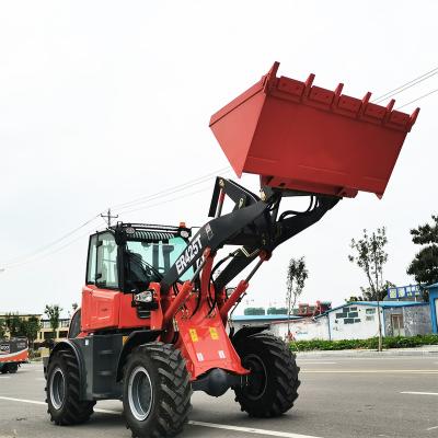 China Building Material Shop New Everun ER425T 2500kg Mulcher Micro Mini Farming Wheel Loader Chinese China Front Shovel Small For Sale With Bucket for sale