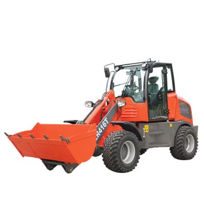 China Building Material Stores Everun ER416T Mini Compact zl16 Construction Tier4 Engine Loader Wheel for sale