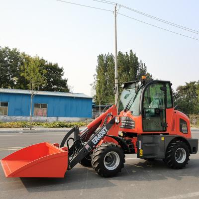 China China EVERUN ER408T 0.8ton Truck Front Engine Shovel Hydraulic Bucket Small Mini Wheel Loaders Building Material Stores For Sale for sale