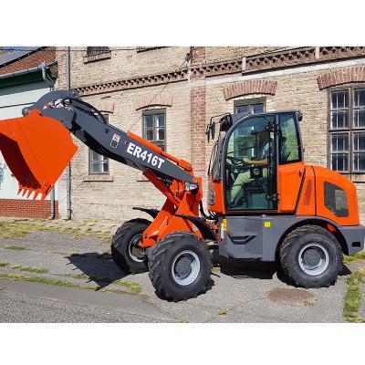 China New ER416T 1600kg Compact Articulating Loader Underground Mining Building Material Stores Mini China Construction Micro Garden Engine for sale