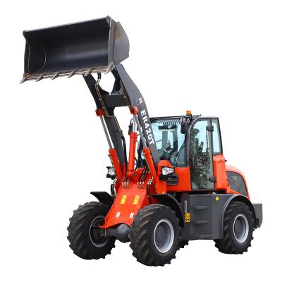 China Mini Wheel Loader Factory Direct end bucket EVERUN ER420T China Digger Agricultural New Small Construction material front small for sale