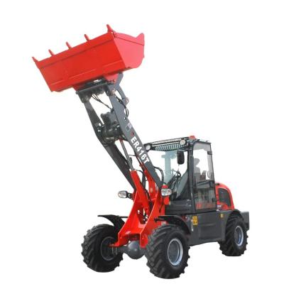 China China Everun ER416 1.6ton Compact Mini Farm Front End Bucket Excavator Wheel Loader For Sale for sale