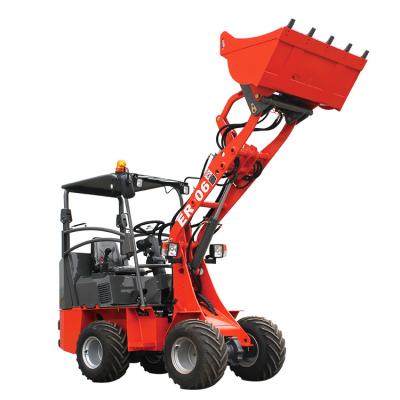 China Construction Material Shops Everun New ER406 0.6T Engine Earth Moving Machinery EPA4 Best Agricultural Mini Small Wheel Loader For Sale for sale