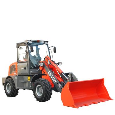 China ER416 Hotels Spacious Cabin Small Bucket Front End Loader 1600kg for sale