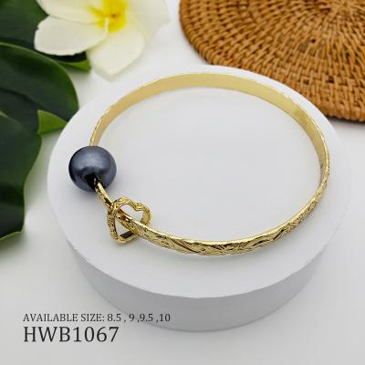 China CLASSIC Hawaiian Bracelet Jewelry Wholesale 14k Gold Plated Turtle Charm Bead Bracelet Accessories for sale