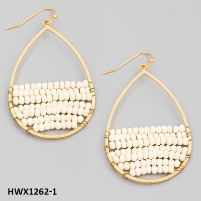 China Trendy Casual/Sporting Handmade Crystal Pearl Jewelry Earrings for sale