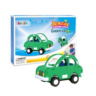 China Kids Game Educational Hot Selling 3D EVA Foam Car Toys Colorful Kids Puzzles for sale