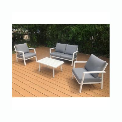 China Latest Design Modern Aluminum Outdoor Furniture Aluminum Sofa Set Aluminum Garden Furniture for sale