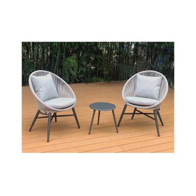 China Modern egg chair Rope Chair garden sofa set rope outdoor furniture Rope garden furniture outdoor Sofa for sale