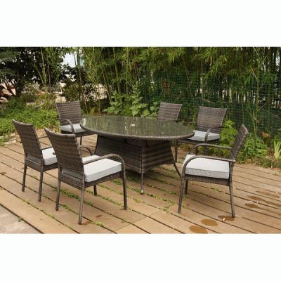 China Modern cheap rattan garden chair round table outdoor garden set outdoor furniture rattan patio rattan cane chair furniture for sale