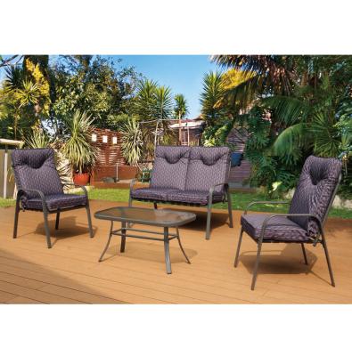 China Cherish Outdoor Garden Modern 4pcs Tufted Sofa Set for sale