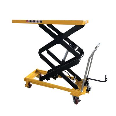 China Lifting Goods Supplier In China New Arrival Supermarket Factory Motorcycle 150Kgs Tables Hydraulic Foot Pump 2.5M Scissor Lift Table for sale