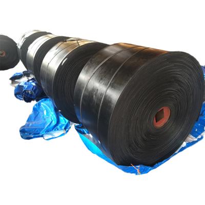 China PE Cloth Natural Rubber Rubber Belts For Transport Stone High Tear Resistant Rubber Conveyor Belt for sale