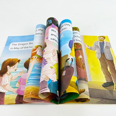 China Booklet/Magazine/Catalog Print New Design Enlightenment English Learning Cartoons Children Color Book Filling Children's Book Printing Services for sale