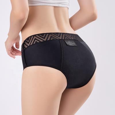 China Factory direct sale antibacterial women's panties for menstrual period women's underwear anti wicking lace physiological paragraph for sale