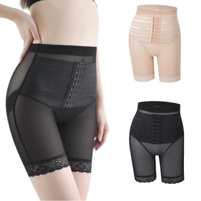 China New Breathable Hot Selling Size 8 Full Cotton Crotch Body Shapewear Lace Breasted Hip Lift Up Pants Abdomestic Shaper for sale