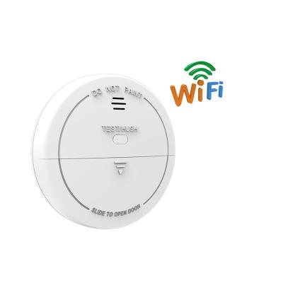 China Security Alarm System Tuyasmart Smart Life APP Cigarette Fire Smoke Leak Alarm Tuya WiFi Smoke Detector for sale