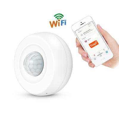 China Wifi Ceiling Infrared Detector Human Body Motion Sensor Alarm Security Burglar Alarm System APP WiFi PIR Movement Sensor for sale