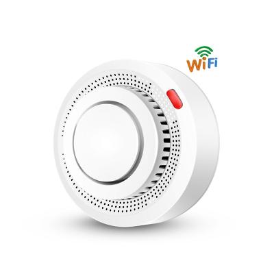 China Fire Protection Smoke Detector Smokehouse Combination Fire Alarm Home Security System Firefighter Tuya WiFi Smoke Detector Alarm for sale