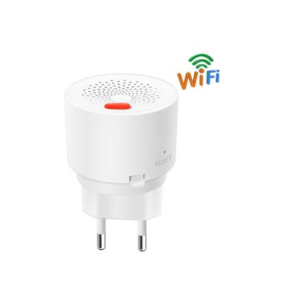 Китай Combustible Household Smart Gas Alarm Sensor 2020 New Wifi Home Alarm System Tuyasmart / Smart Life APP WIFI Gas Detector продается