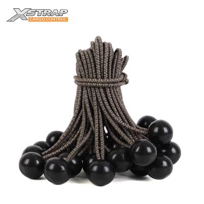 China Custom 28PK 4mm Heavy Duty Rubber Elastic Toggle Ball Manufacturer XSTRAP Adjustable Bungee Cord for sale