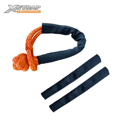 China XSTRAP Synthetic Fiber Winch Shackle Off Road Soft Recovery Rope 4x4 Atv for sale