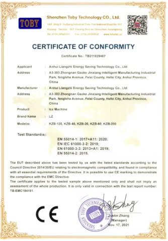 CE - Anhui Liangzhi Energy Saving Technology Co., Ltd.