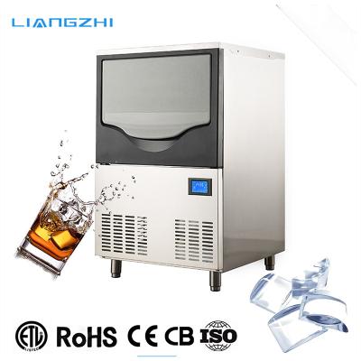 China 50kg Ice Storage Capacity LZ-200 Commercial Moon Crescent Shape Ice Machine at Discount for sale