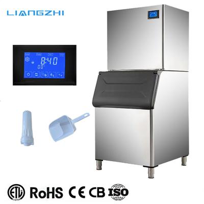 China Embraco LZ-400 Moon Crescent Ice Maker Machine with 560*640*580/560*860*1000mm for sale