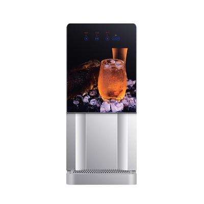 China 120 kg luchtkoelende ijsmachine water dispenser met 4 kg ijsopslag en kubus ijs dispenser Te koop