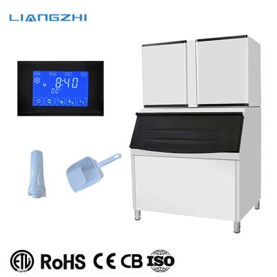 China Fast Food Ice Makers Granular Ice Machine For Food Storage Yield 1000kg Daily LZ-2000 for sale