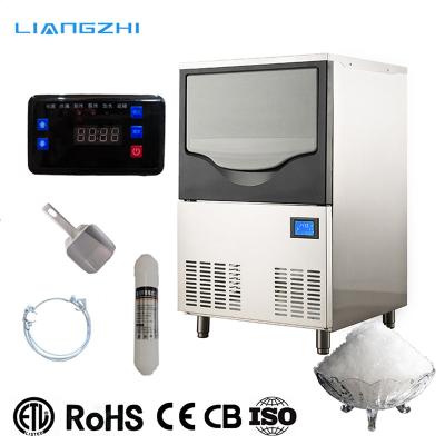 China Commerciële LZ-220 Air Cooler Granulaire ijsmachine met Copeland Compressor 100 kg Per Dag Te koop