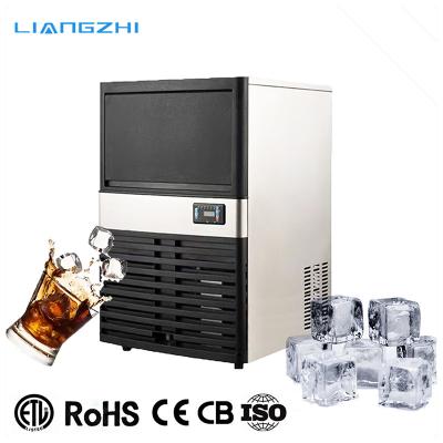 China 50 kg 24 horas LZ-120 refrigerante R404a máquina de gelo de cubo para restauração de processamento de alimentos à venda