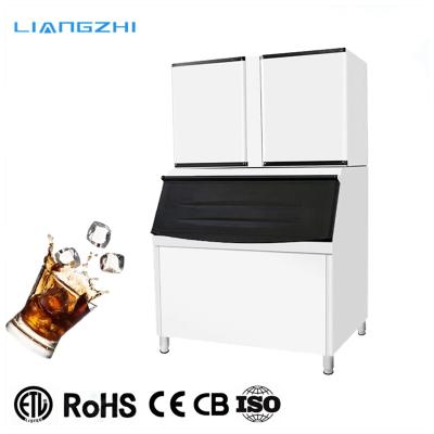 China 500 kg de almacenamiento de hielo Cubo de hielo cuadrado máquina LZ-3300 para la producción diaria de 1500 kg en venta