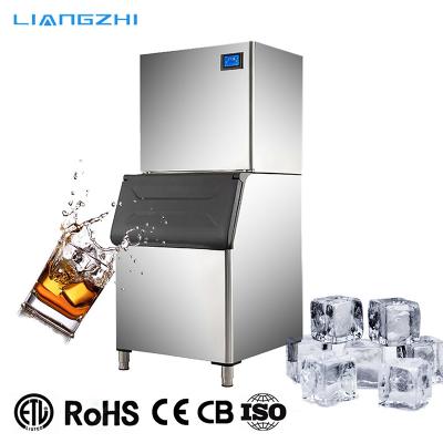 China 450kg 24Hours LZ-1000 Technology Bar Cube Ice Machine For Cold Drink Ice storage 200kg for sale