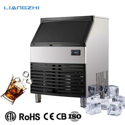 China Industrial Square Ice Maker For Western Food 120kg 24Hours With Filling Capacity 480g for sale