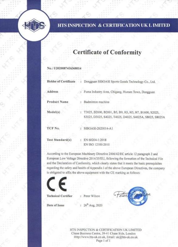 CE - Dongguan Skyegle Intelligent Technology Co.,Ltd.