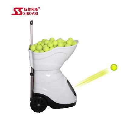 China Máquina negra de la pelota de tenis de Siboasi S4015, máquina para hilar y torcer del tenis 150W en venta