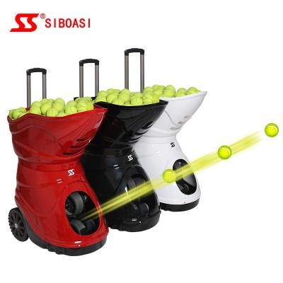 China Intelligent Tennis Ball Launcher With LCD Remote Control and large internal battery for sale