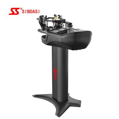 China Swivel Clamping System Electric Stringing Machine Tennis 360 Degree Rotation for sale